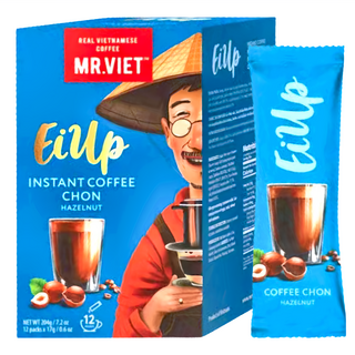 MR.VIET 麝香榛果風味即溶咖啡粉 (17g x 12包) 越南即溶咖啡, 1盒
