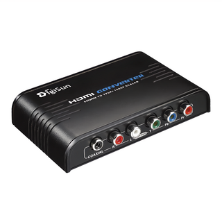 DigiSun 得揚 HDMI轉YPbPr + AUDIO色差訊號轉換器 VH594, 1080P高畫質影像，立體聲輸出, 1個