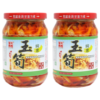 譽方媽媽 YuFang MOM 傳香之寶 玉蘭香筍 全素食品, 340g, 2罐