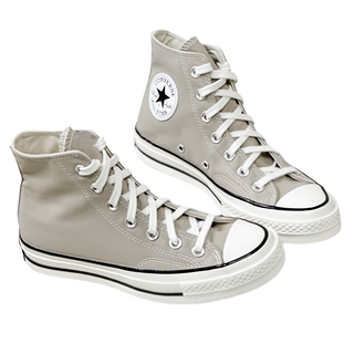 Converse Chuck All Star 1970 High 高筒帆布鞋, 燕麥奶灰, 22.5cm, 1雙