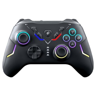 flashfire neon 遊隼無線高效能手把-黑 F207BKCE 無線連接 舒適握感 RGB燈效, 1入