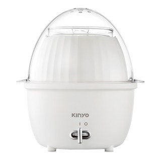 Kinyo 小蛋煲蛋蒸鍋 附玻璃燉杯 + 蓋子 + 蒸蛋架 + 量杯 不含蛋架 181 x 160 x 197mm 770g, STM-6565