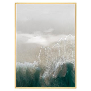 菠蘿選畫所 雲山幻境I APAA3416D 40 x 30cm - 海景藝術掛畫, 木色