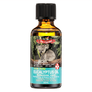 澳維花園 尤加利精油 50ml, 1瓶 - 澳洲花園香氛，清新潔淨居家空間，舒緩身心壓力, 1件