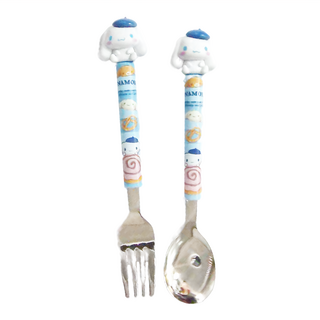 LiLFANT 大耳狗立體湯匙 + 叉子組, 大耳狗, 1組