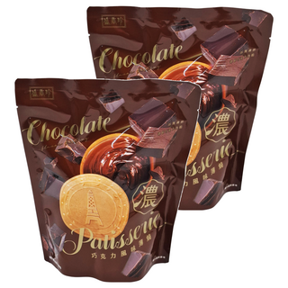 盛香珍 濃巧克力風味薄燒, 100g, 2袋