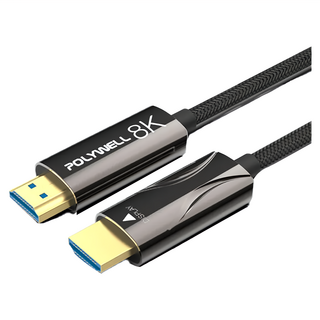 POLYWELL 寶利威爾 HDMI 8K AOC光纖線 2米~50米 4K144 8K60 UHD 工程線 PW15-W60-R002, 2m, 1條