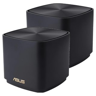 ASUS 華碩 無線路由器 黑色 原廠保固, ZenWiFi AX Mini (XD4), 2個