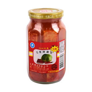 正昇食品 五香辣乳 四川名產, 460g, 1罐