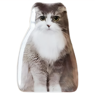 Decole Oh my Cats! 豆皿 蘇格蘭摺耳貓 陶瓷材質 適用於微波爐/洗碗機/烘碗機, 1個