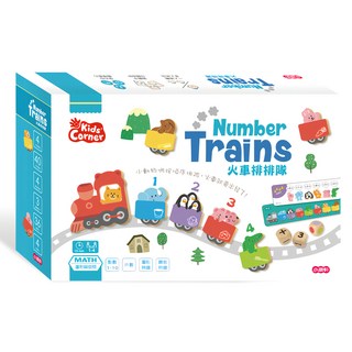Kids' Corner 火車排排隊 Set Number Trains, 1組, multi-color