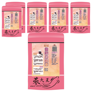 蔘大王 解膩仙楂烏梅茶包 洛神花、烏梅、山楂、陳皮、甘草, 10包, 6袋, 6g