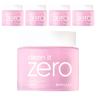BANILA CO 芭妮蘭 台灣公司貨 ZERO零感肌瞬淨卸妝霜 經典潤澤, 180ml, 5件