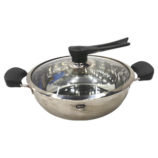 MIKA HOUSE 橘之屋 厚底火鍋 #304不鏽鋼, 26cm, J-180, 1個