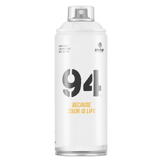MTN 94噴漆RV-9010 快速乾燥低氣味 建築工藝裝飾上色, 白色, 400ml, 1個