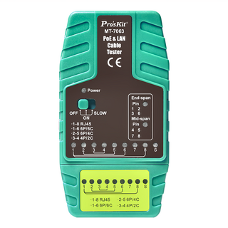 Pro'sKit 寶工 POE及網路測試器, 1個, MT-7063