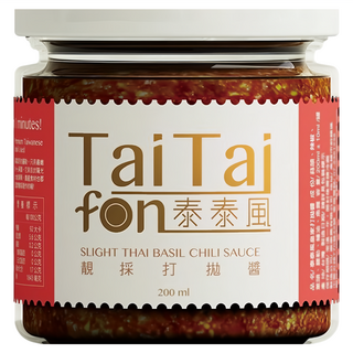 TaiTaifon 泰泰風 靚採打拋醬 200ml 亞洲風味 潮式泰菜 All in one 方便醬, 200g, 1罐
