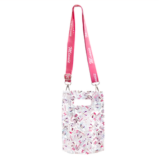 MICKEY MOUSE 米奇 織帶透明斜背包, 15*6.5*20cm, 米妮