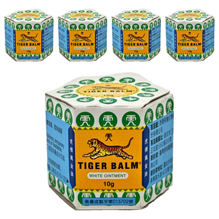 TIGER BALM 虎標 萬金油 白 10g, 5罐