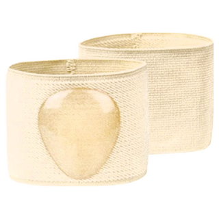 上手家居 襪套式足弓墊/減壓鞋墊/足心墊 膚色 10 x 6 x 2cm, 2個