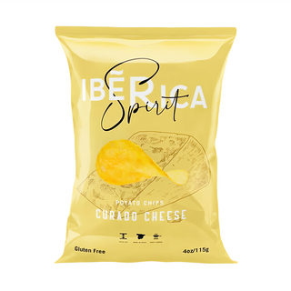 Spirit 洋芋片 熟成起司風味, 獨家甩油技術, 清脆不油膩, 西班牙皇室級品種馬鈴薯, 整顆新鮮厚切, 大片扎實, 無麩質、零反式脂肪, 採用天然橄欖油, 115g, 1包