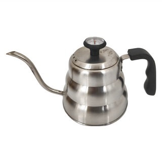 雲朵咖啡手沖壺, 不鏽鋼原色 1L + 溫度針, 手沖壺 + 溫度針, 1個