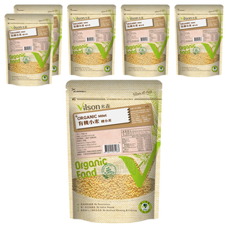 Vilson 米森有機 100%有機小米, 450g, 6包