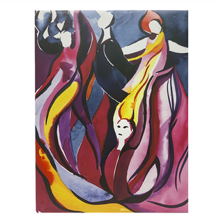 24mama 掛畫 單聯式 抽象 舞蹈 女人 藝術 無框畫, 30 x 40cm