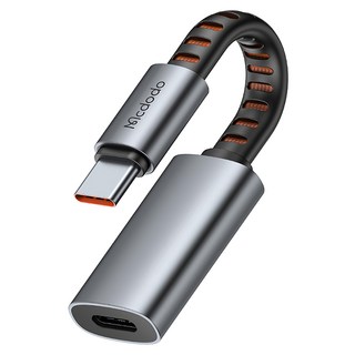 Mcdodo 麥多多 奧丁 Lightning-Type-C 轉接頭 CA-4870, 黑色, 1個, 9.8cm