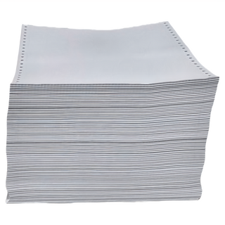 OKPP 歐凱普 電腦連續報表紙 11 x 9.5cm 雙切全頁 白色, 1500張