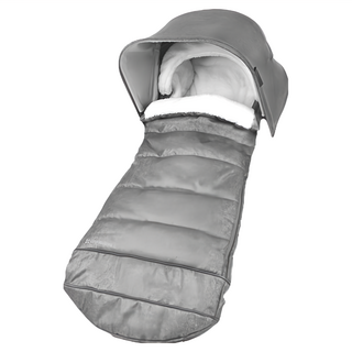 UPPAbaby 舒適保暖被 仿羊毛羔內裡 睡袋式設計, 深灰色, 1個