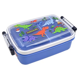 Skater 日本製小餐盒 450ml, 藍恐龍, 1個