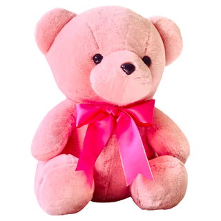 柔柔熊玩偶, 30.48cm, 甜莓粉, 1雙