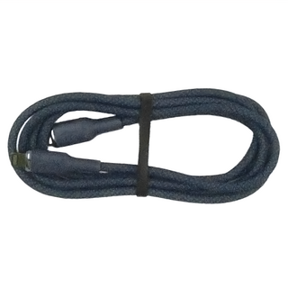 ROMOSS Type-C-Lighting 27W 熔岩鎢金編織充電線 PD 快充 適用於iPhone 8-14 30分鐘快充約60%, 1.2m, 藍色鈦, 1條