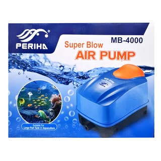 PERIHA 貝立海 MP4000超靜音鼓風機, 30L/min風量, 適用水量 400-800L, 1個