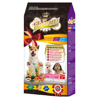 LV PRIME BLUE 藍帶 螺旋藻精選狗食 6.8kg 全方位健康, 雞肉鮭魚, 1袋