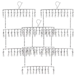 不鏽鋼折疊多層晾襪架, 折疊式, 1個