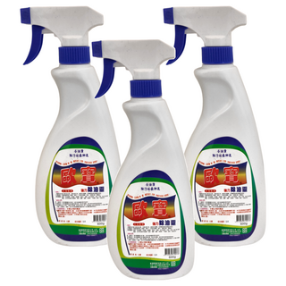 歐寶 強力除油靈 廚房清潔劑 強效去油 輕鬆清潔, 600g, 3瓶