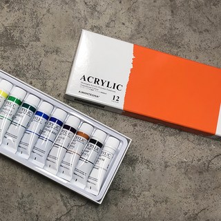 A-MANTEGNA 安德烈 不透明壓克力顏料, 15ml, 12色