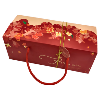 品鮮生活 年貨 紅棗綜合手提禮盒 (紅棗、核桃、黑芝麻) 400g, 1盒