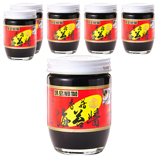 味島 香菇海苔醬 純素, 190g, 6罐