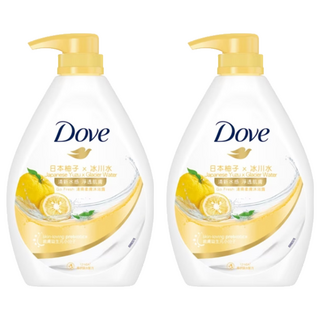 Dove 多芬 活力柚香沐浴露, 900ml, 2瓶
