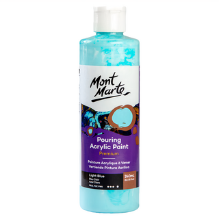 Mont Marte 蒙瑪特 流動壓克力顏料 高級款 - 淺藍色 240ml, 1色