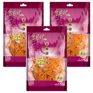 金安記 香辣豬肉絲, 厚造, 台灣製造, 60g, 3包