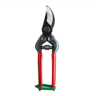 CHIKAMASA 近正 薄刃剪定鋏 修枝剪 PST-8 190mm 紅色手柄 高級炭素刃物工具鋼, 1支