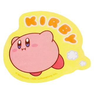 T'S FACTORY 卡比噗噗臉無痕貼紙 H60xW60mm, 1個, 混和顏色