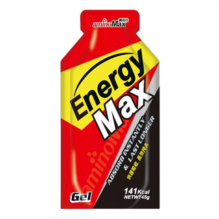 aminoMax邁克仕 EnergyMax 能量戰立包, 持久型巧克力風味, 32ml x 30包/盒, 運動能量補給, 1盒