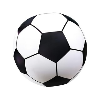 巨大充氣球 70cm, 足球, 1個