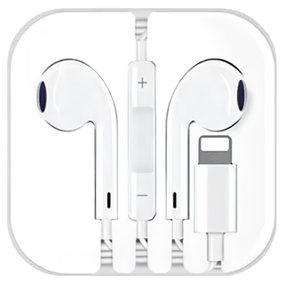 Lightning 專用耳機, 線長120CM, 靈敏度110db, HL-052, 白色