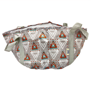 Yisidan 折疊泡腳桶 03 TPE軟膠材質, 灰色三角